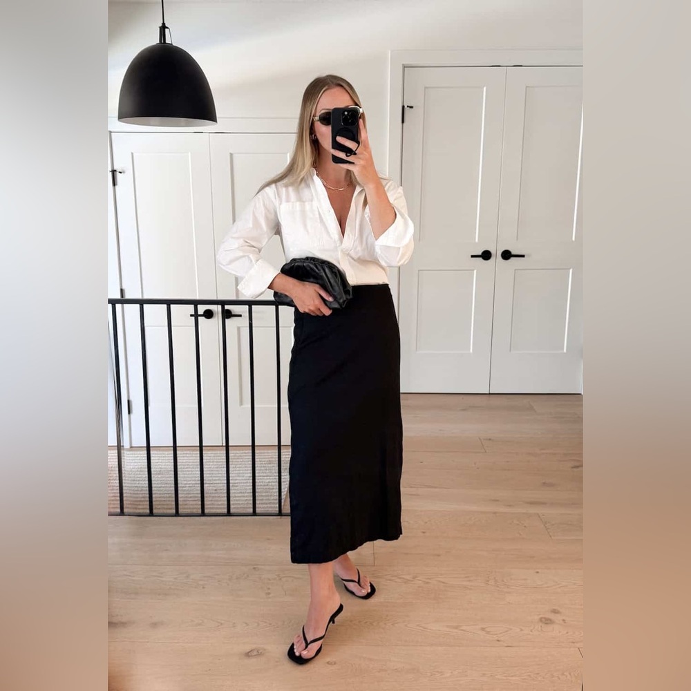 PATTERSON J. KINCAID • Super Soft Black Maxi Skirt